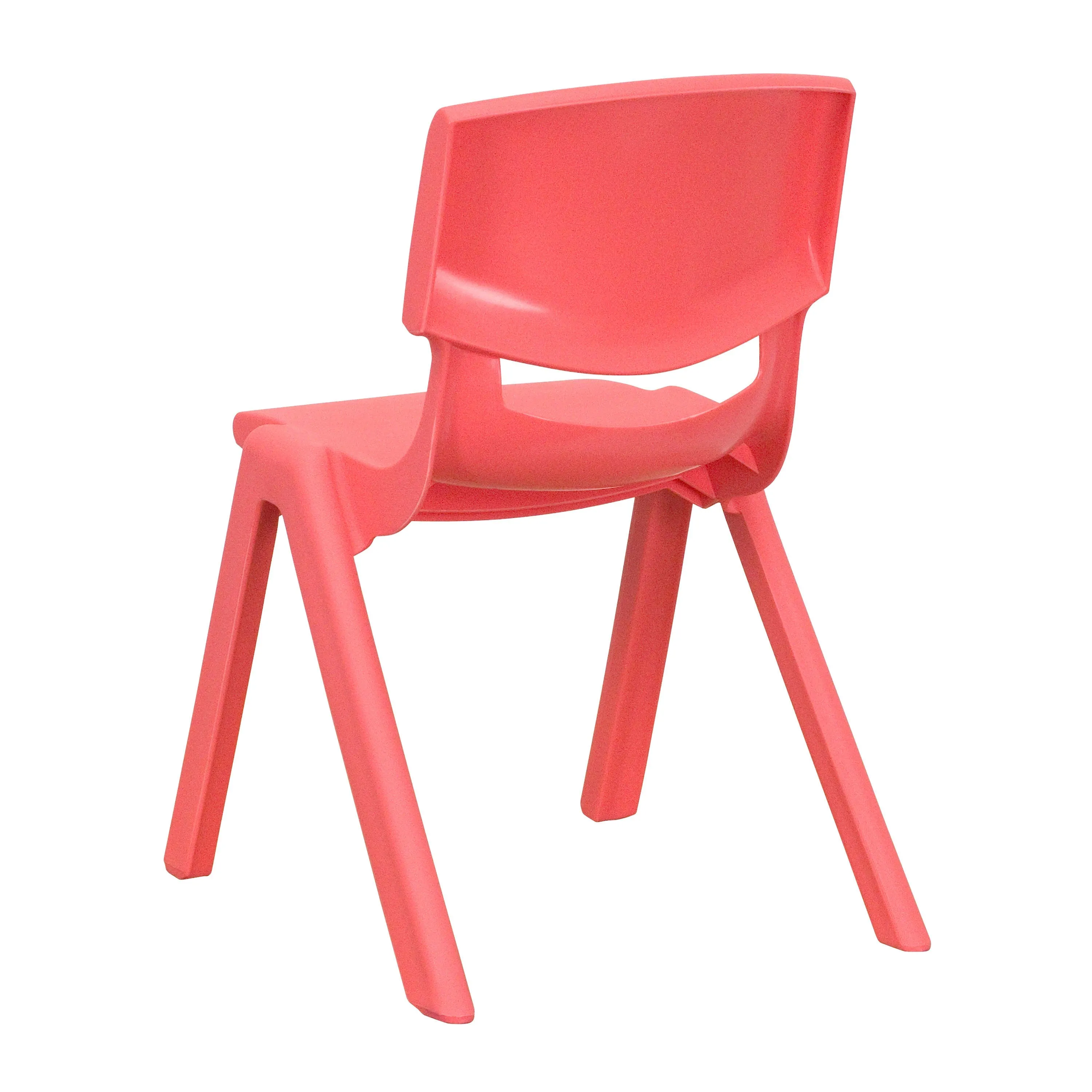 2 Pack Plastic Stackable School Chair with 12" Seat Height