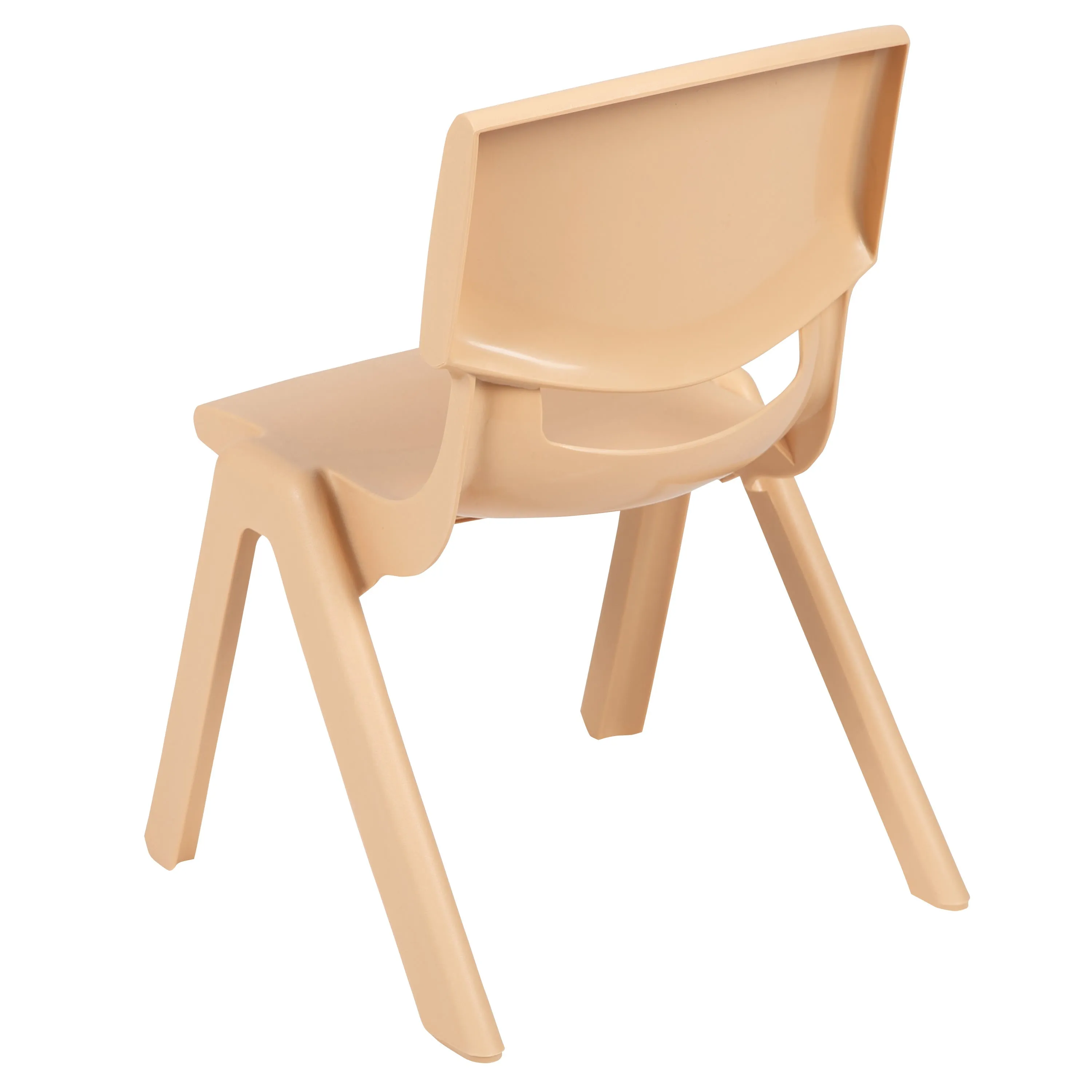 2 Pack Plastic Stackable School Chair with 12" Seat Height