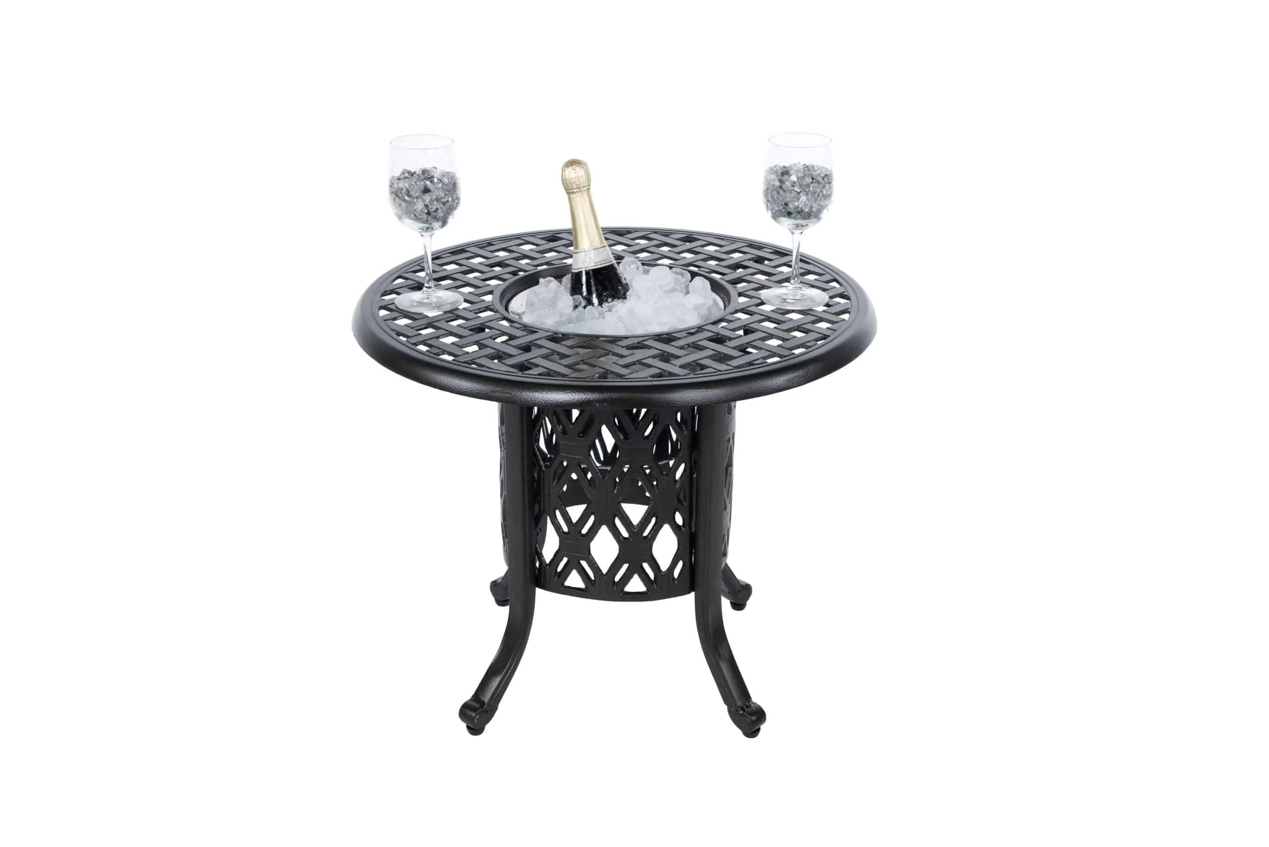 24" Round Ice Bucket Table