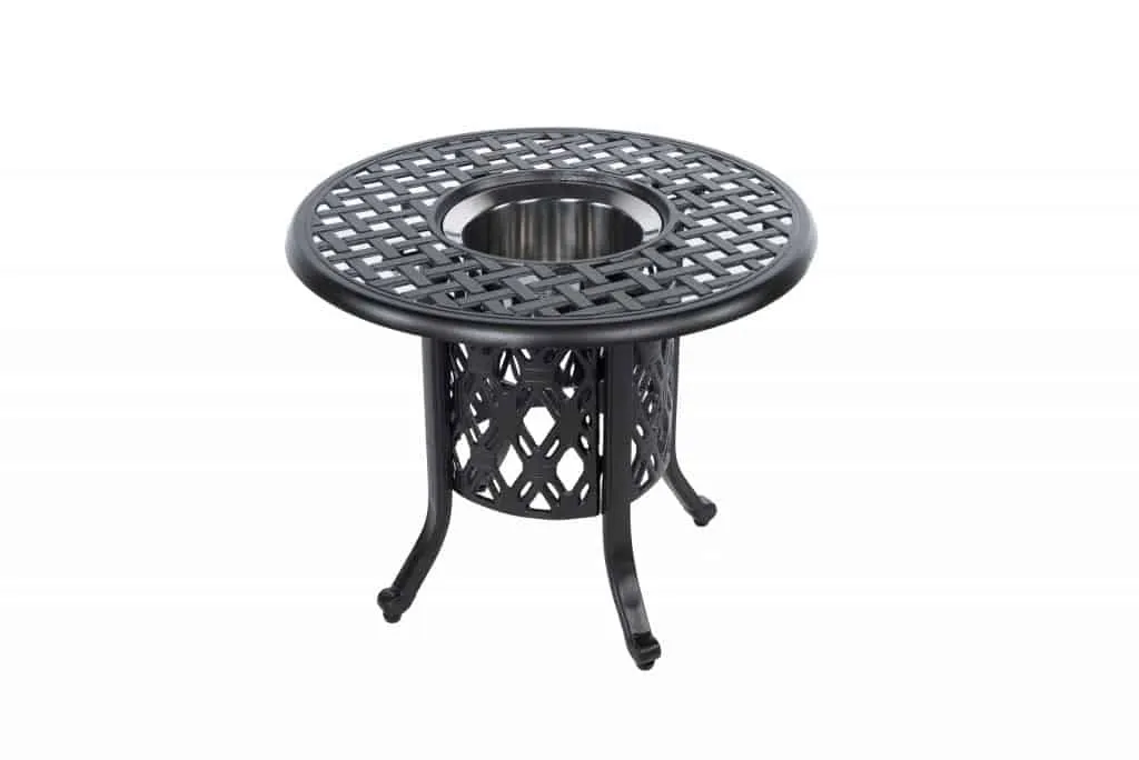 24" Round Ice Bucket Table