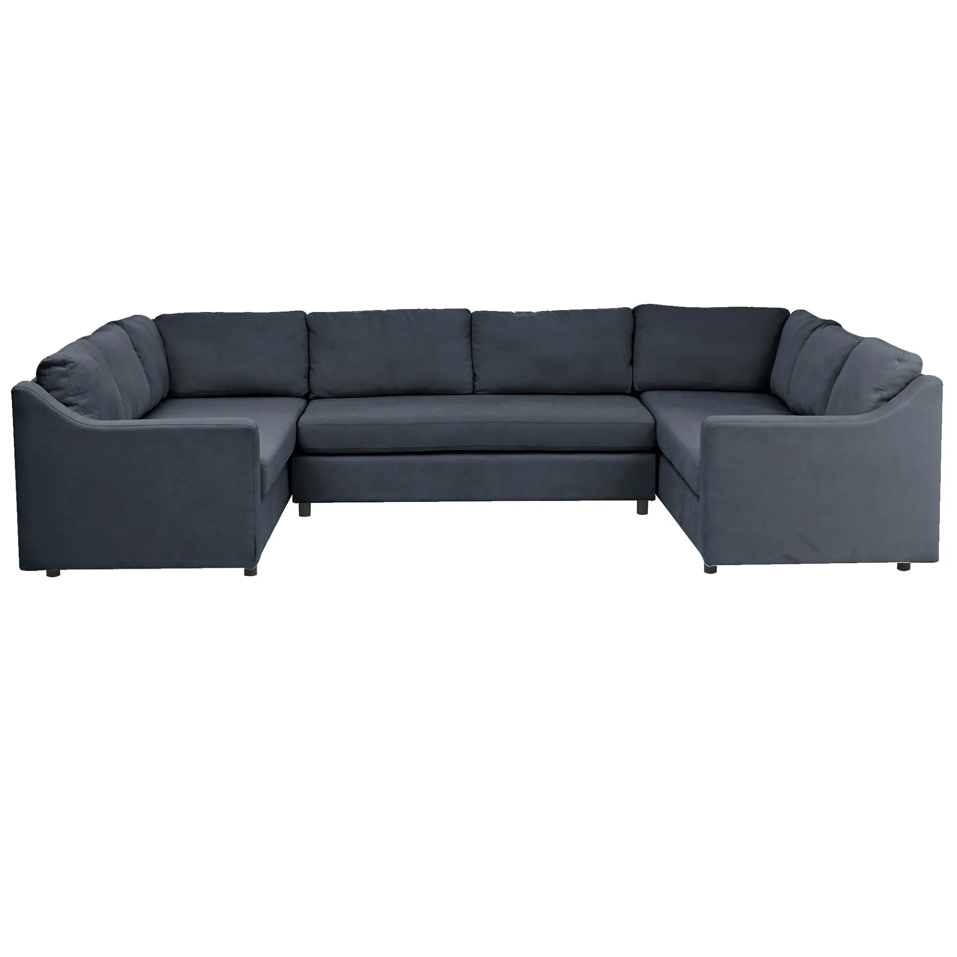 3 Piece Modern Luxury Upholstered U-Shaped Large Sectional Sofa