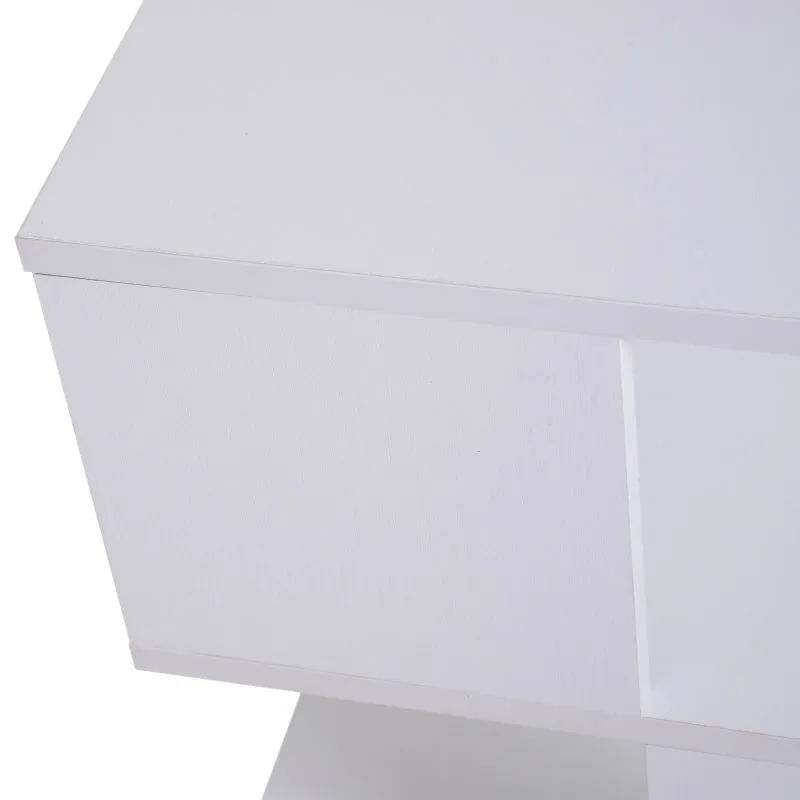 3 Tier Wood Coffee Side Table - White