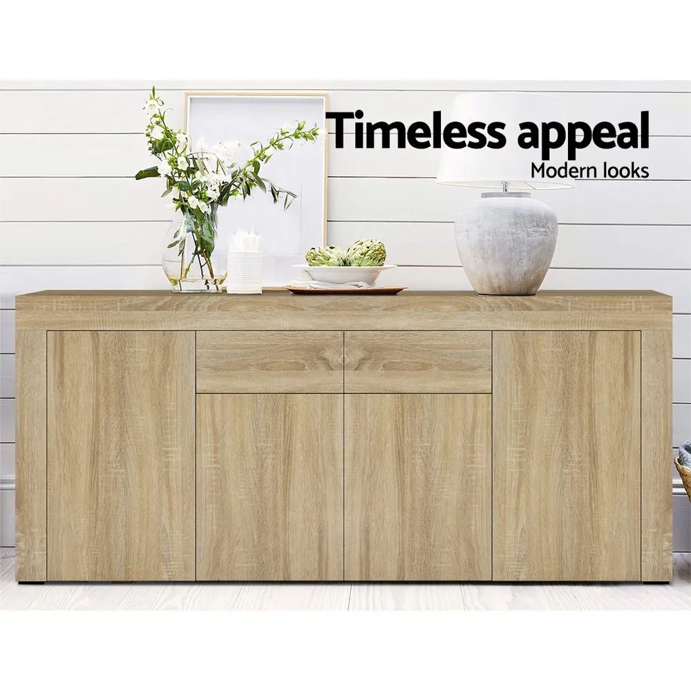 4 Door Buffet Sideboard Cabinet Cupboard Hall Wood Hallway Cupboard