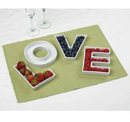 A - Z Ceramic Letter Dishes