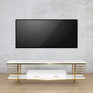 Alba Plasma TV Stand Gold - Available on Special Order Plan Only