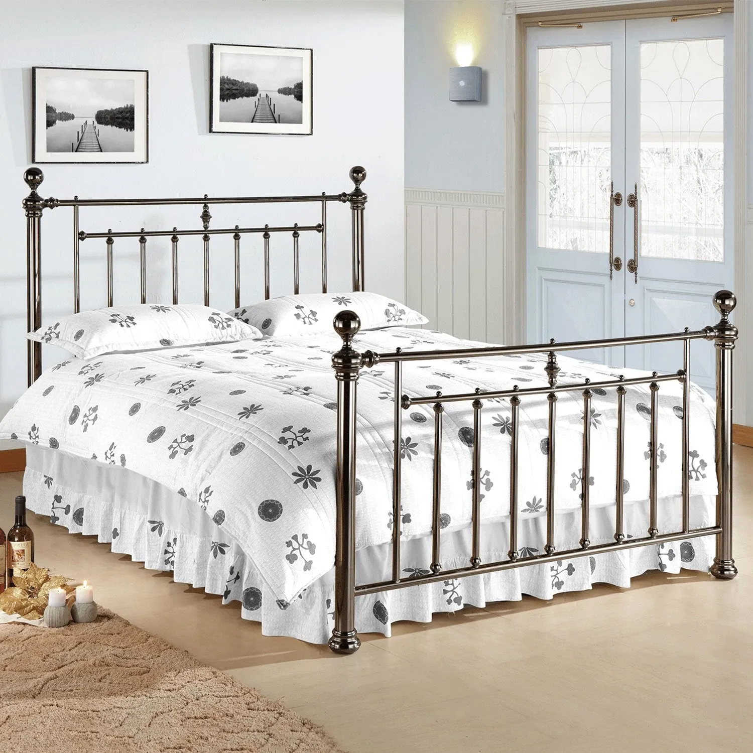 Alexander Contemporary Metal Bed