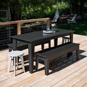 Alfresco Dining Table Set with Umbrella Hole