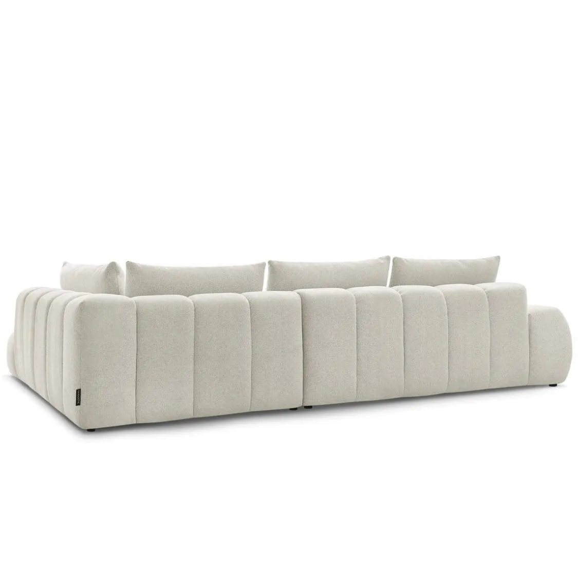 Alpine Performance Boucle Sectional Sofa with Tufted Cushioning