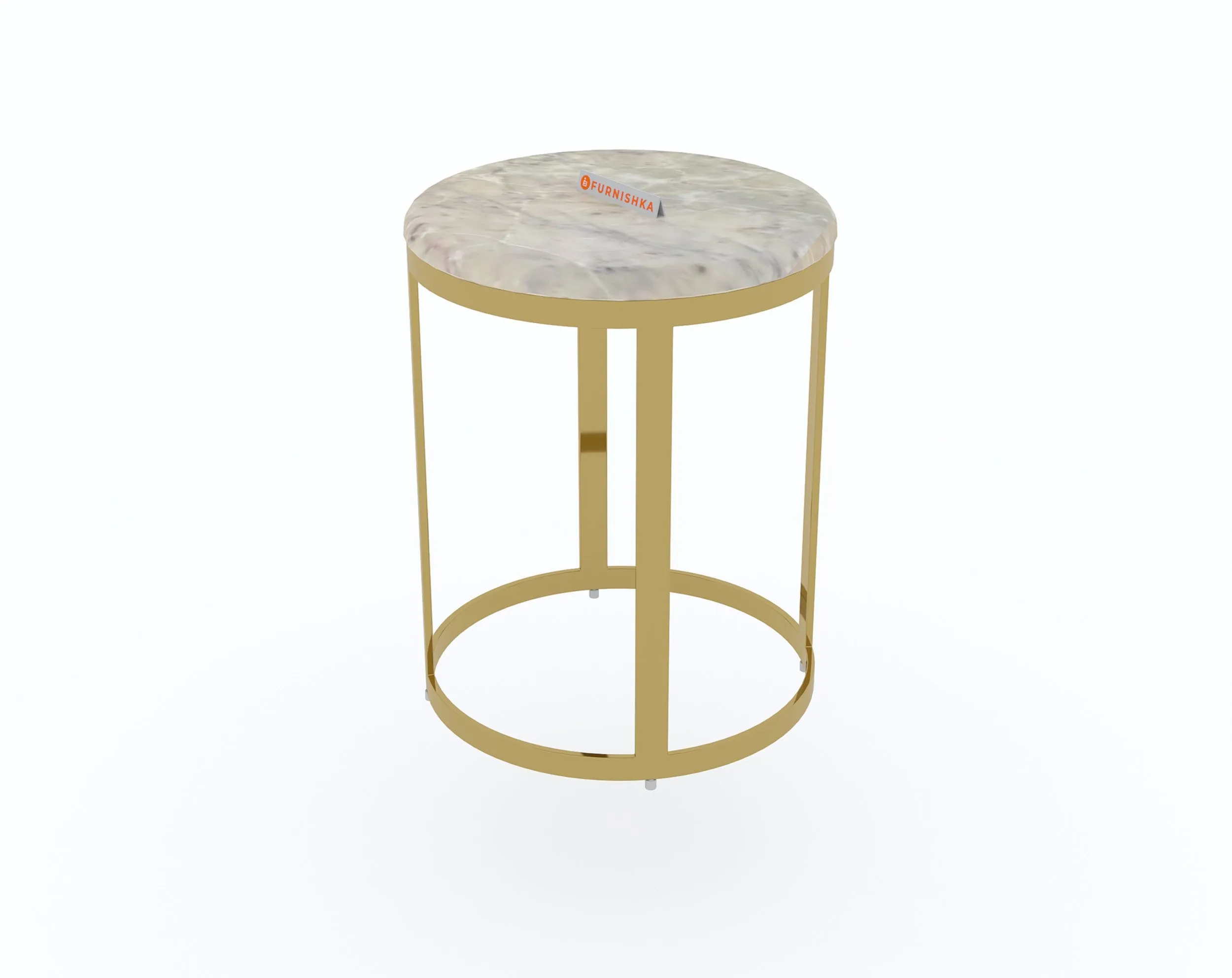 Arcus Side Table with Australian Onyx Top