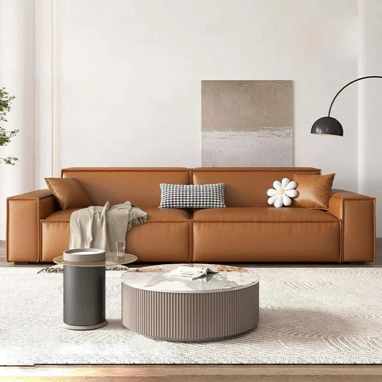 Aureus Genuine Leather Sofa