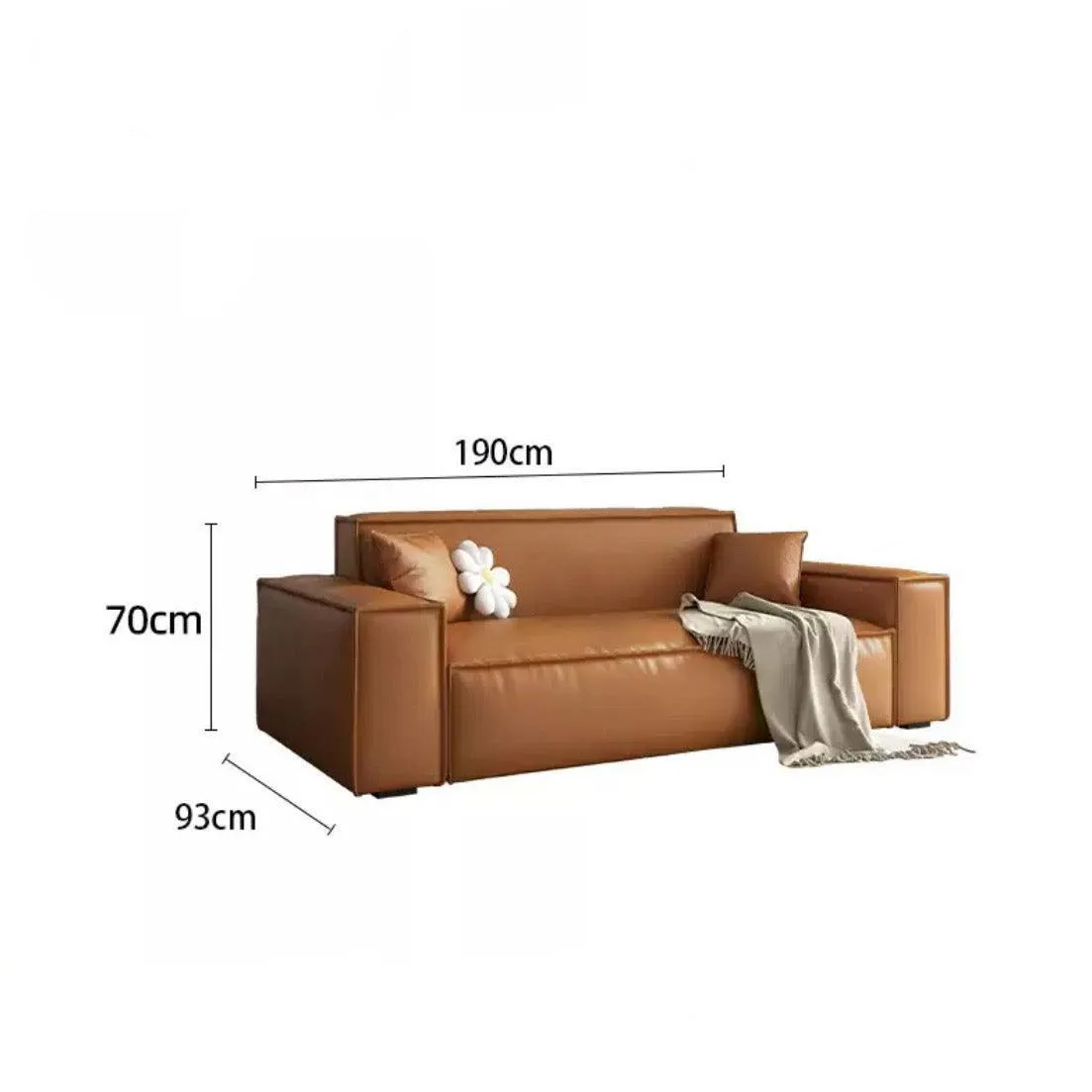 Aureus Genuine Leather Sofa