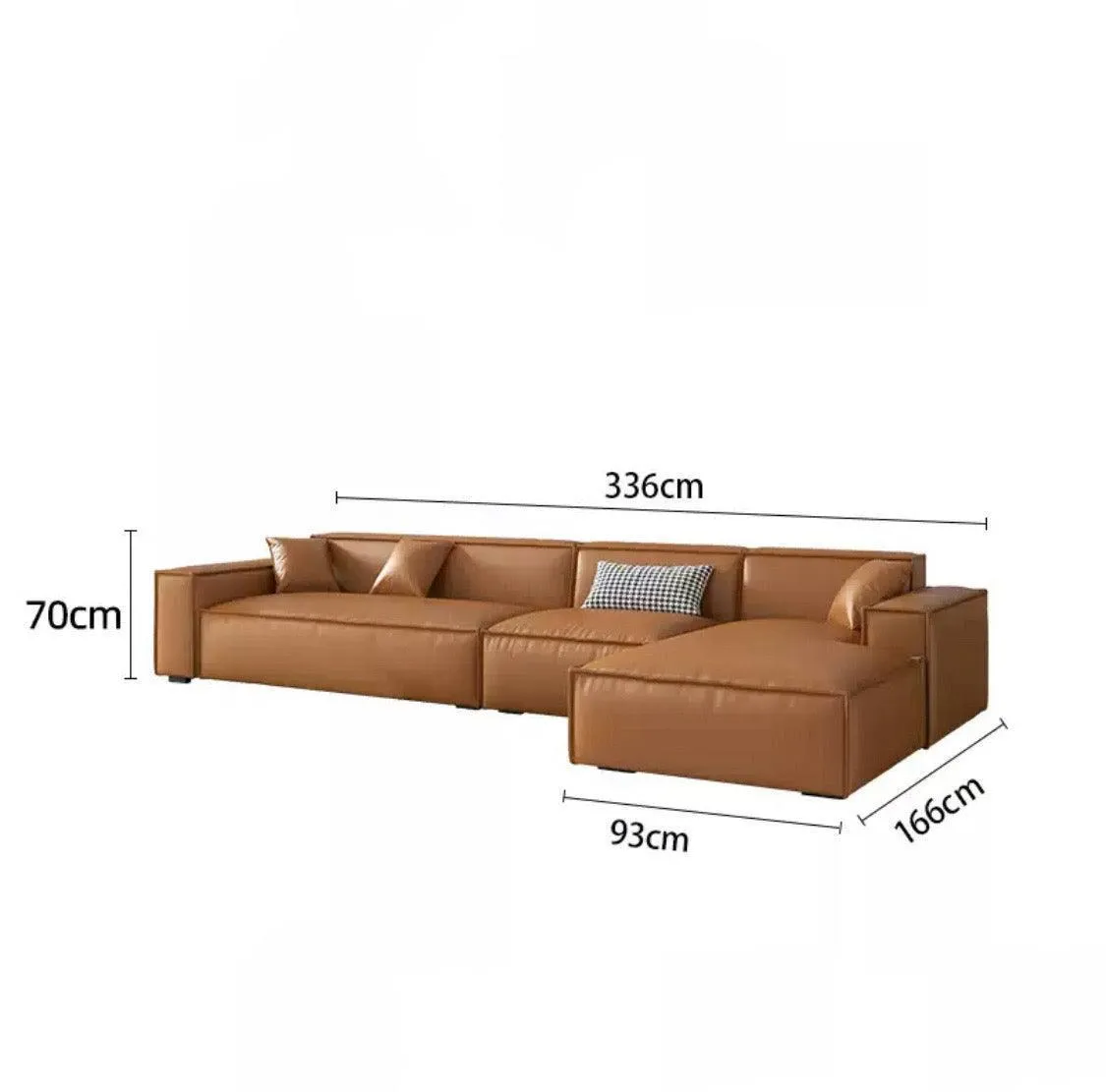 Aureus Genuine Leather Sofa