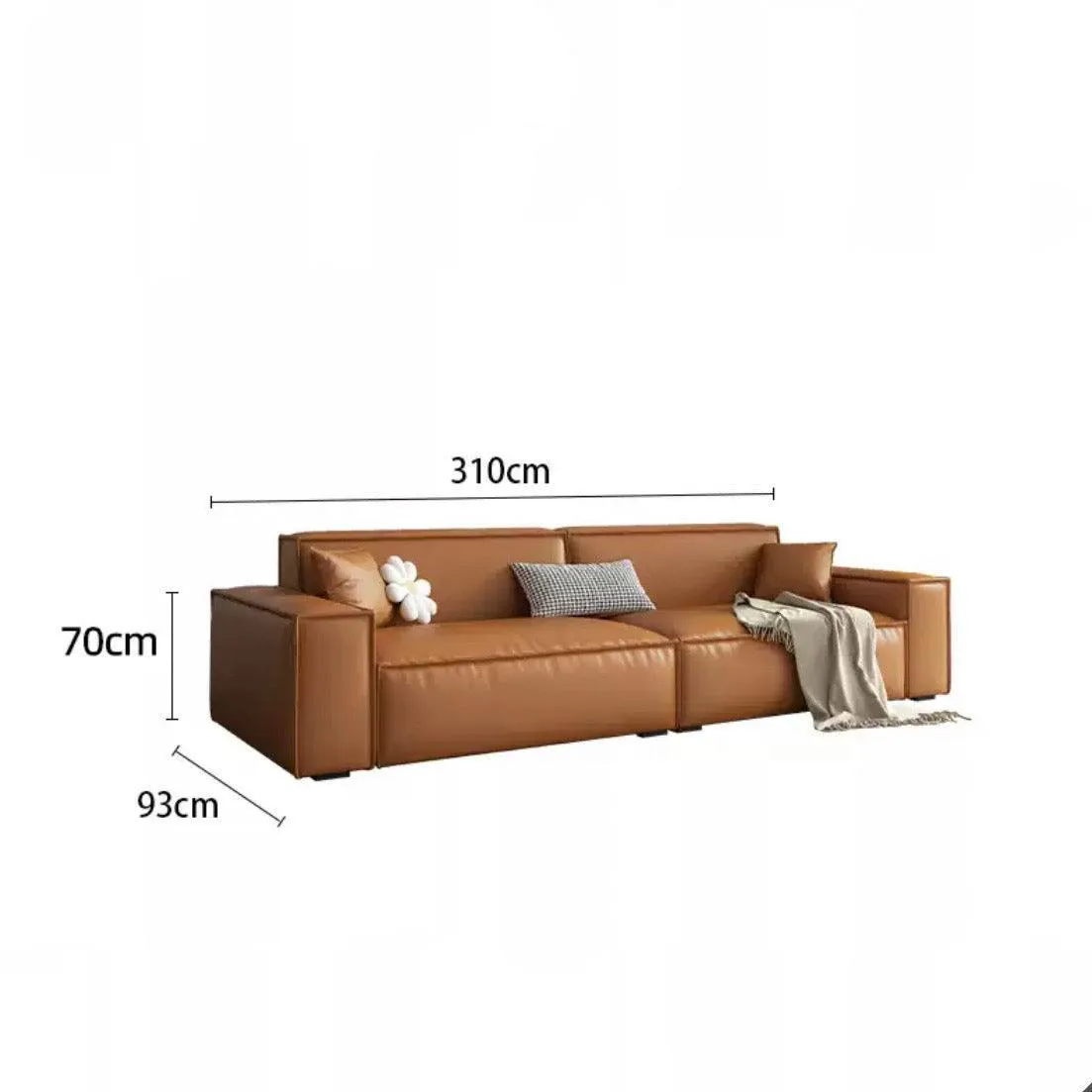 Aureus Genuine Leather Sofa