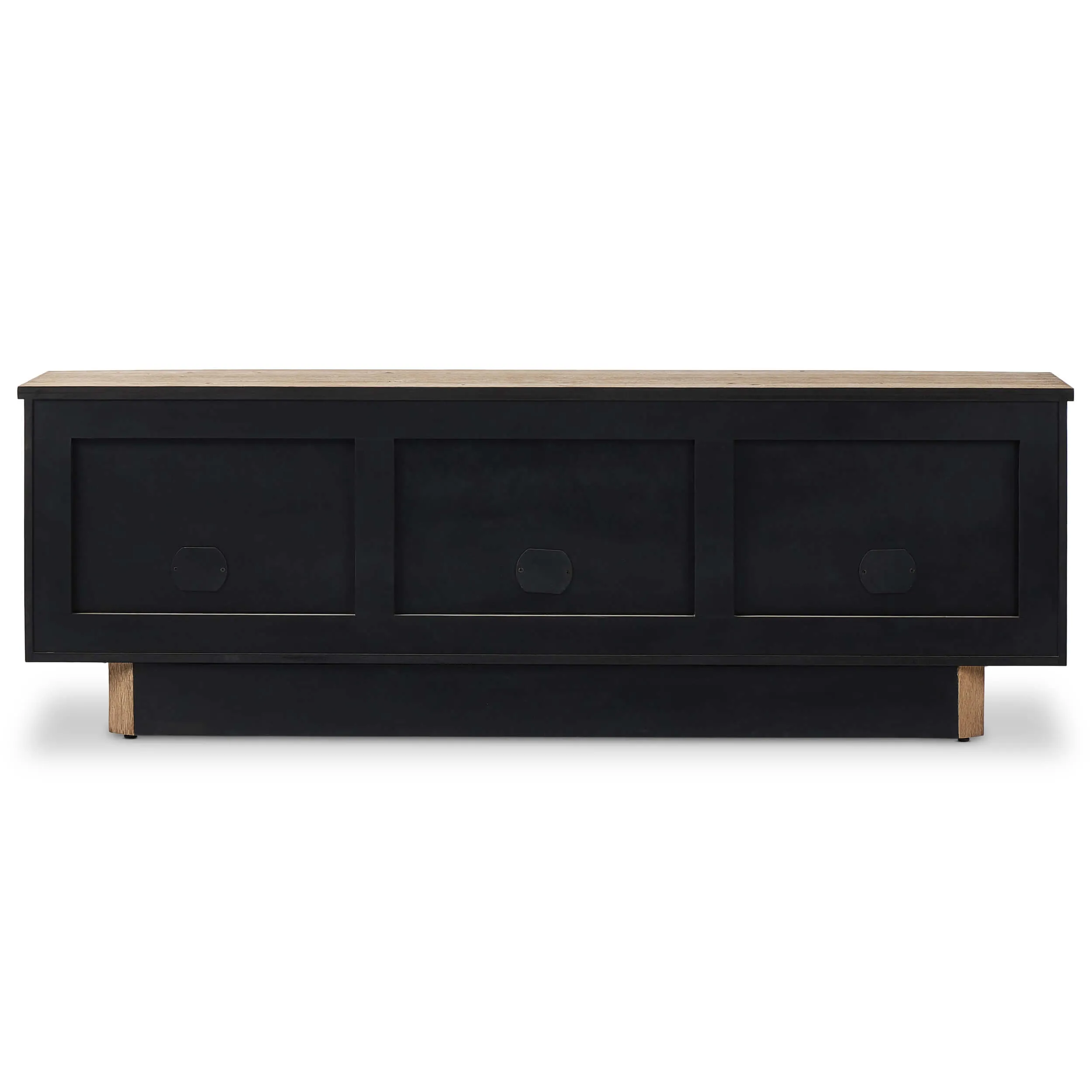 Brinton Media Console, Rustic Oak