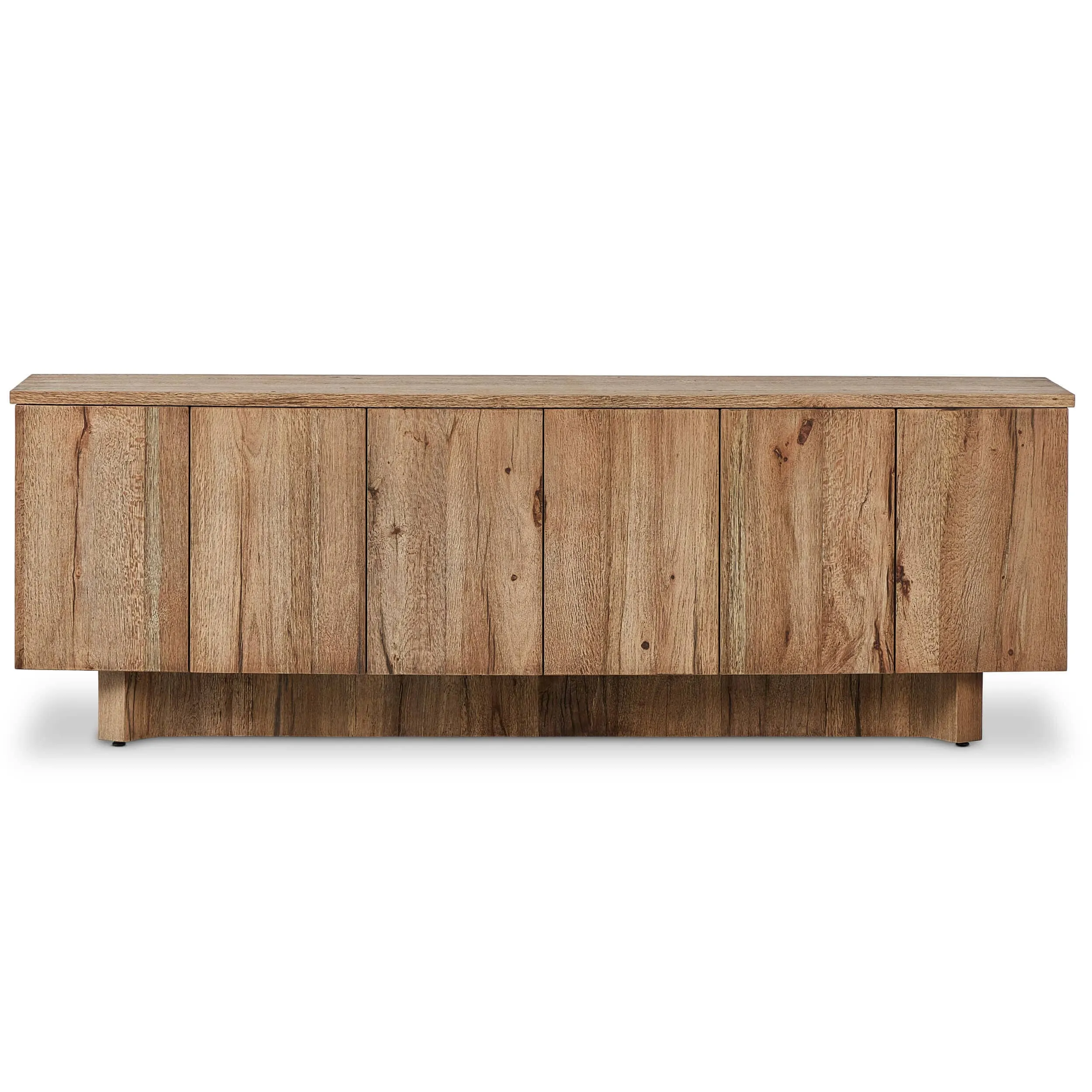 Brinton Media Console, Rustic Oak