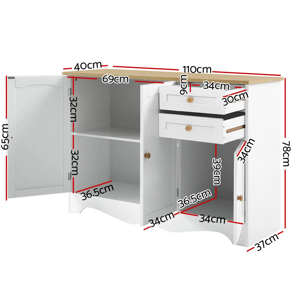 Buffet Cabinet Sideboard Storage Kitchen Cupboard Drawer Table Hallway