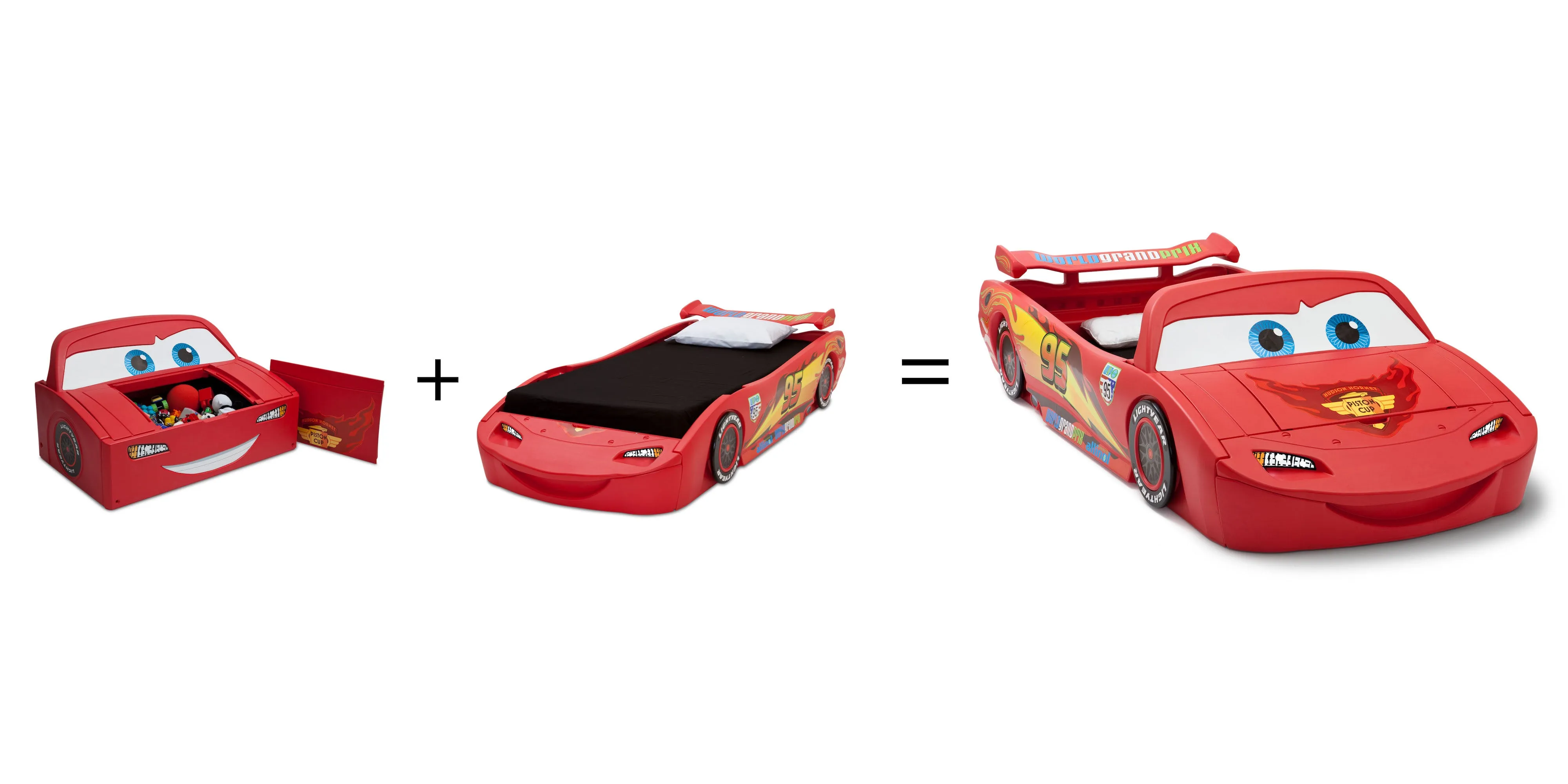 Cars Convertible Toddler-to-Twin Bed