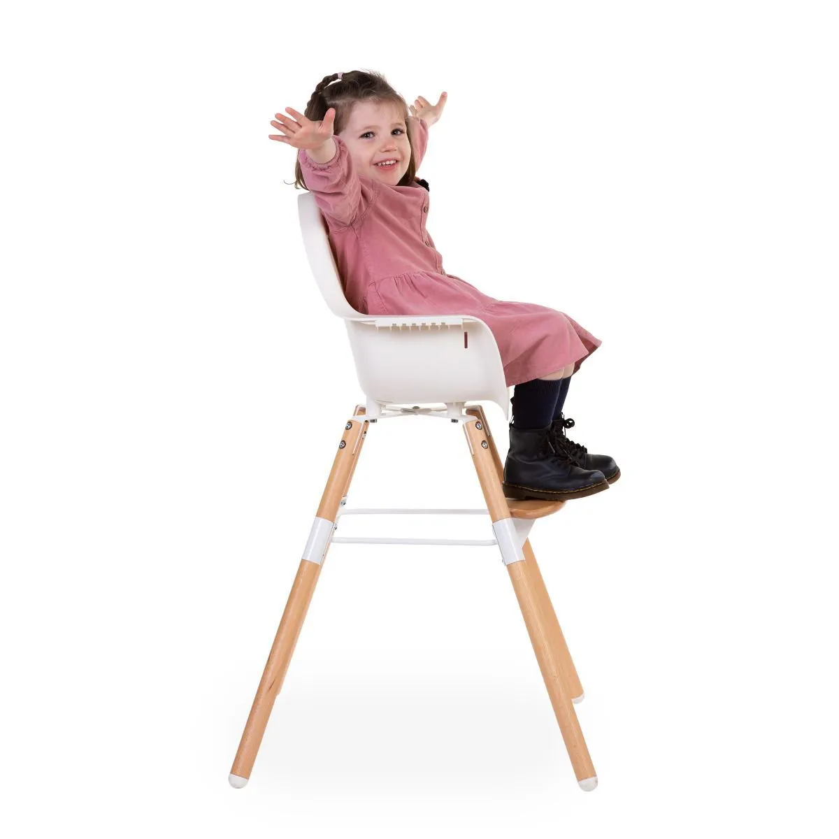 Childhome Evolu 2 High Chair - Natural White