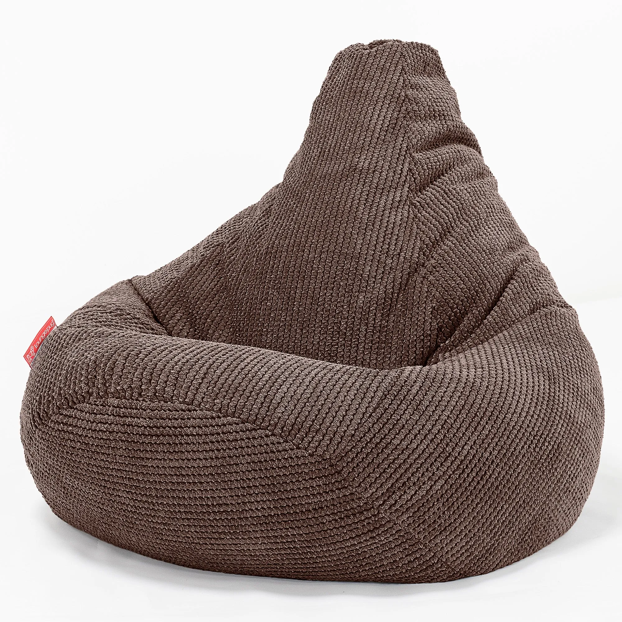 Children's Gaming Bean Bag Chair 6-14 yr - Pom Pom Chocolate Brown