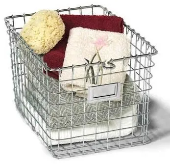 Chrome Wire Locker Storage Basket