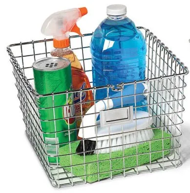 Chrome Wire Locker Storage Basket