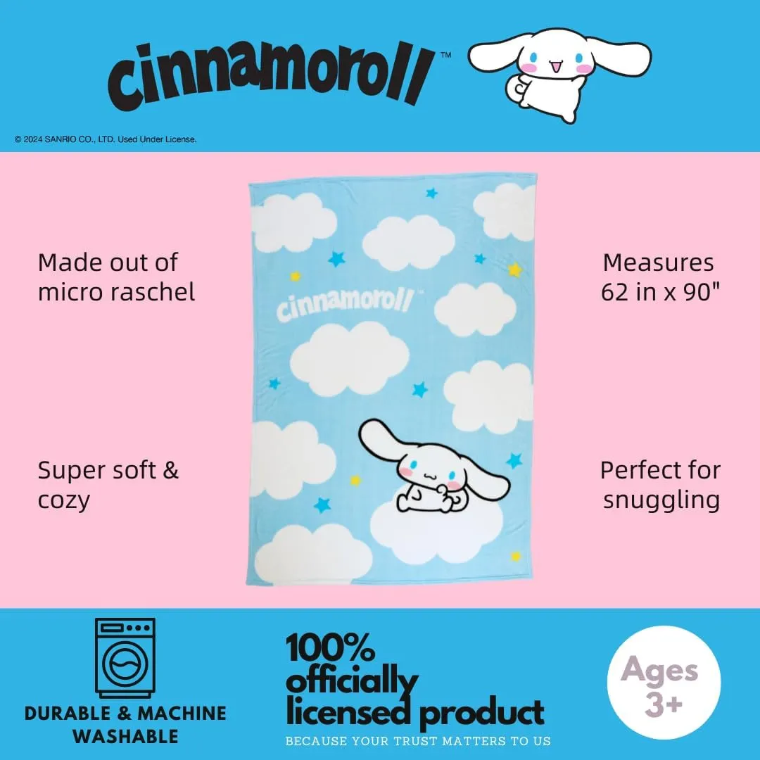 Cinnamoroll Wish Upon A Star Throw Blanket