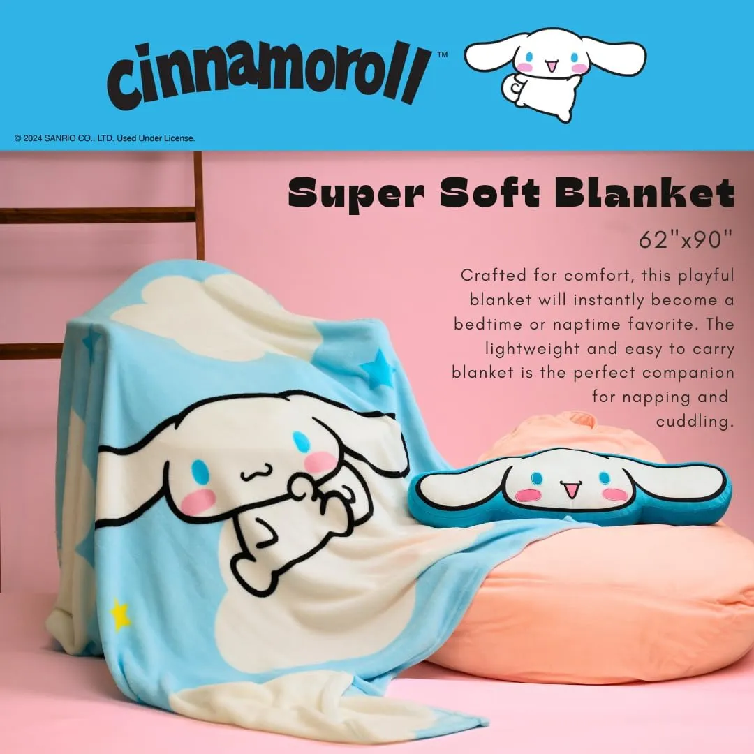 Cinnamoroll Wish Upon A Star Throw Blanket