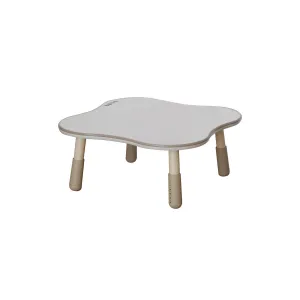 Clover Height Adjustable  Four-kid White Study Table