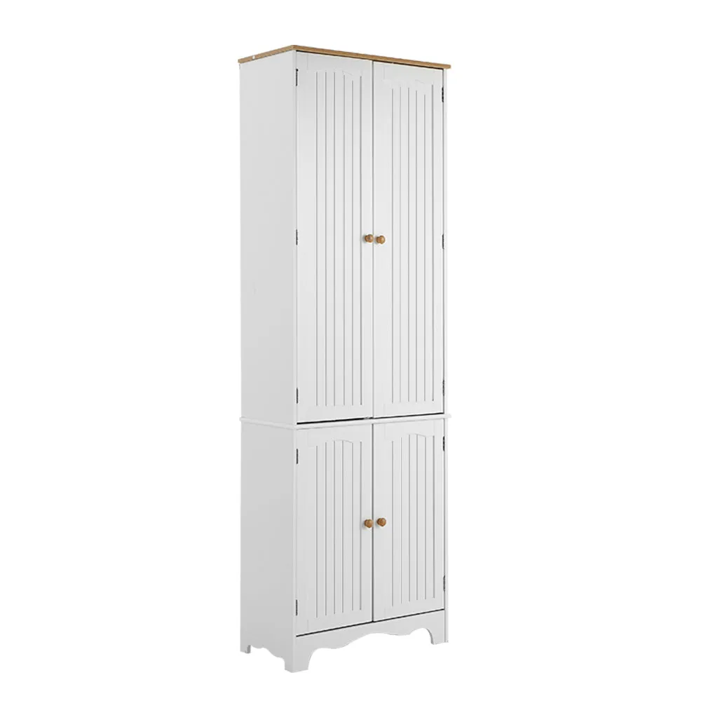 Cupboard Storage Cabinet Pantry Wardrobe Shelf Tallboy Kitchen Laundry