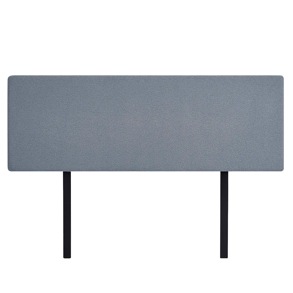 Customisable Linen Fabric King Bed Headboard Berlin Blue