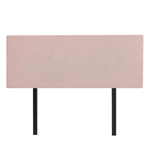 Customisable Linen Fabric Queen Headboard, Pale Pink