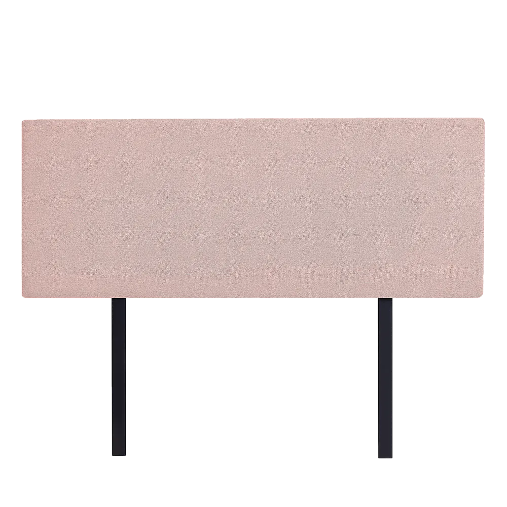 Customisable Linen Fabric Queen Headboard, Pale Pink