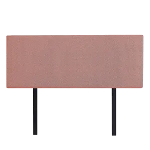 Customizable Linen Double Bed Headboard, Pearl Copper Brown