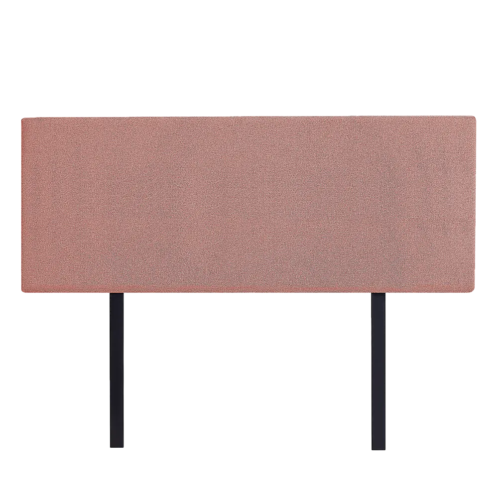 Customizable Linen Double Bed Headboard, Pearl Copper Brown