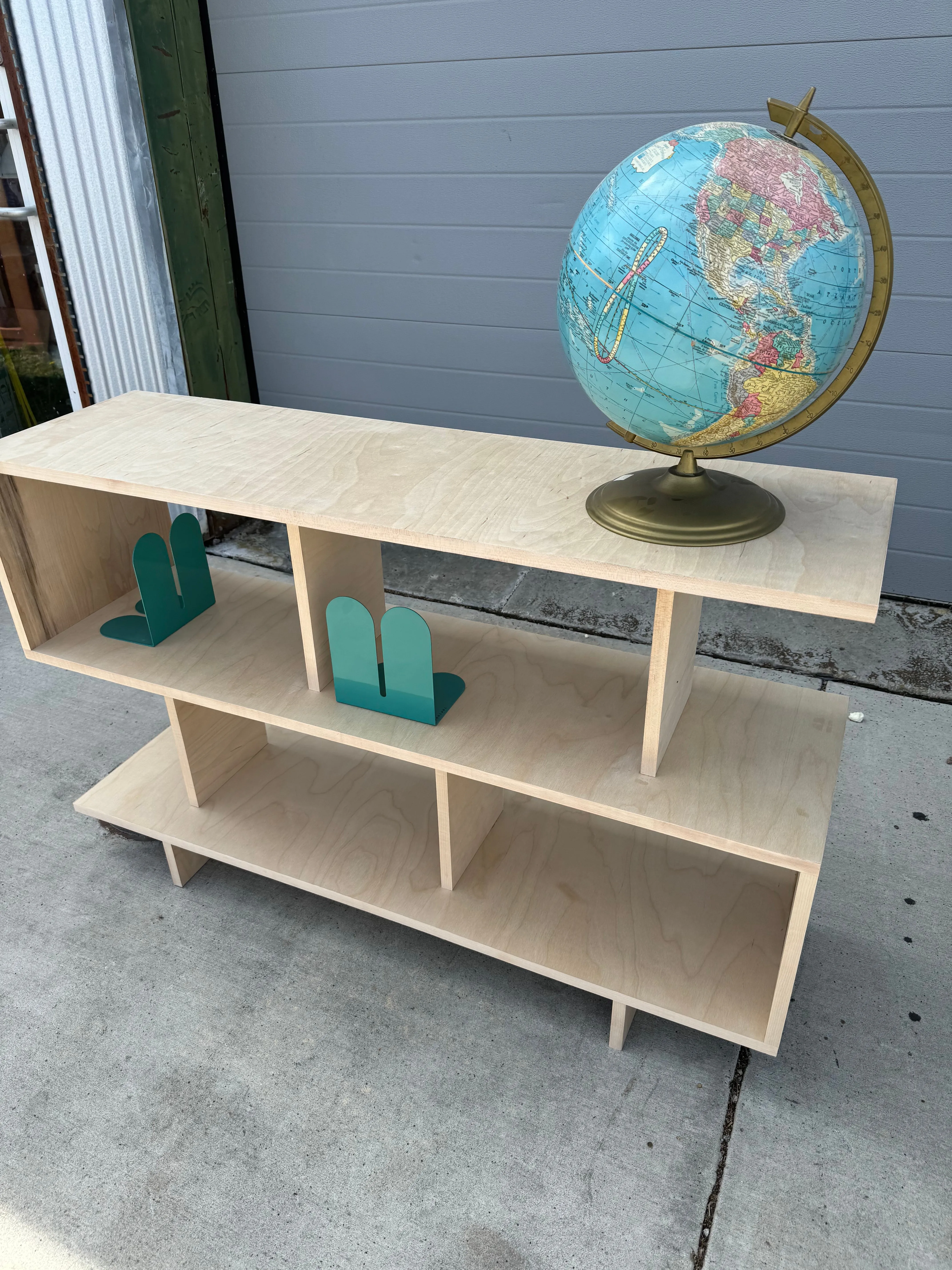 Customizable Offset Shelving Unit - Made to Order