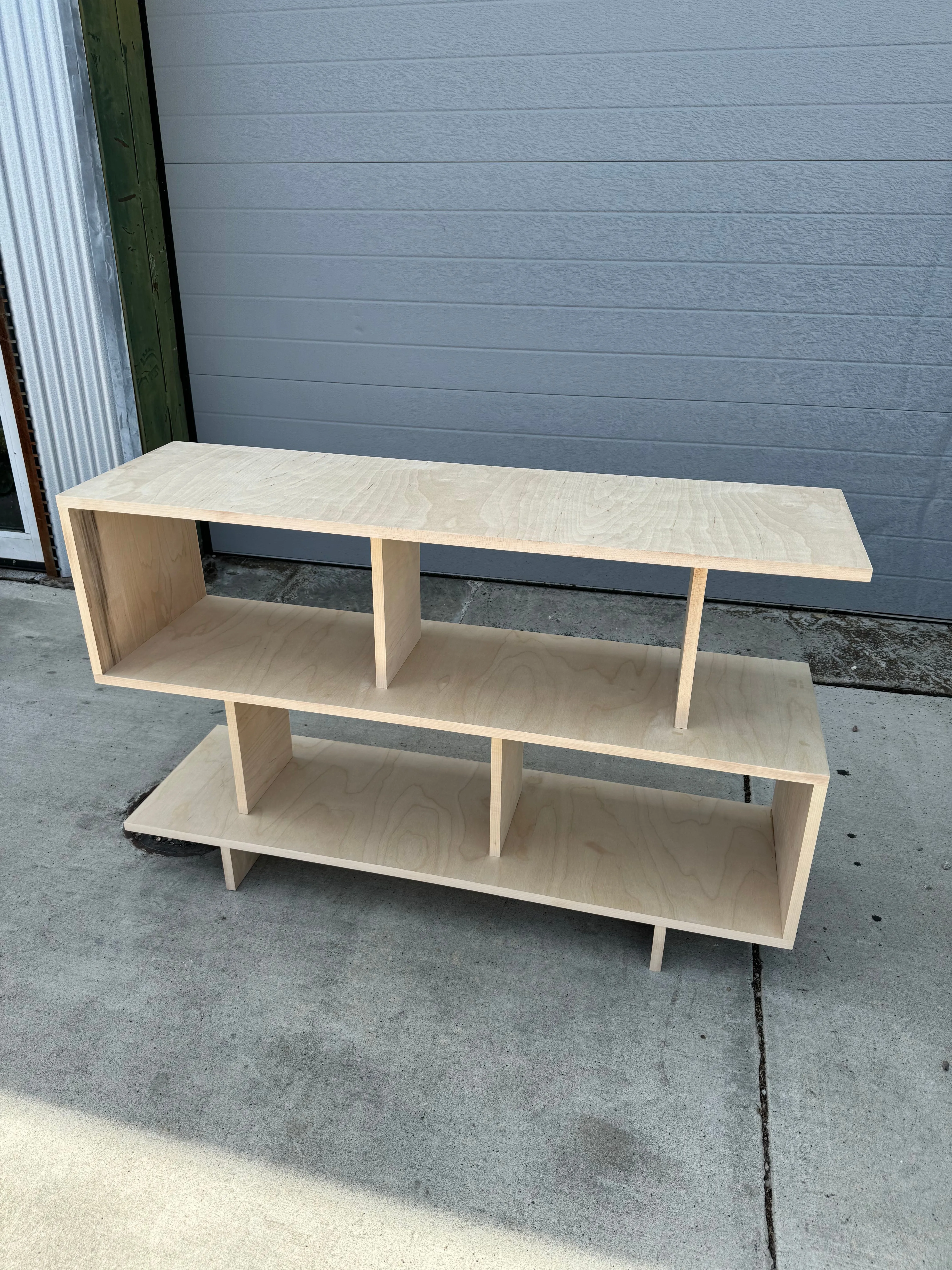 Customizable Offset Shelving Unit - Made to Order