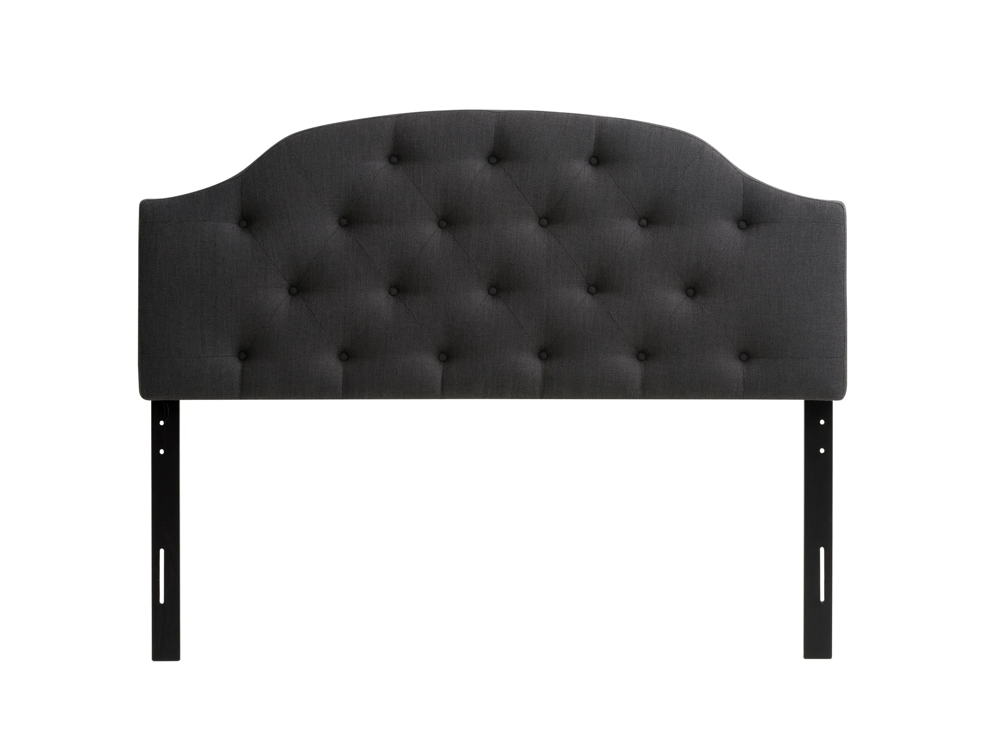 Dark Grey Diamond Tufted Full/Double Headboard