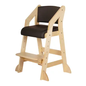 Dine and Grow TODDLER DINING CHAIR - Black & Varnish