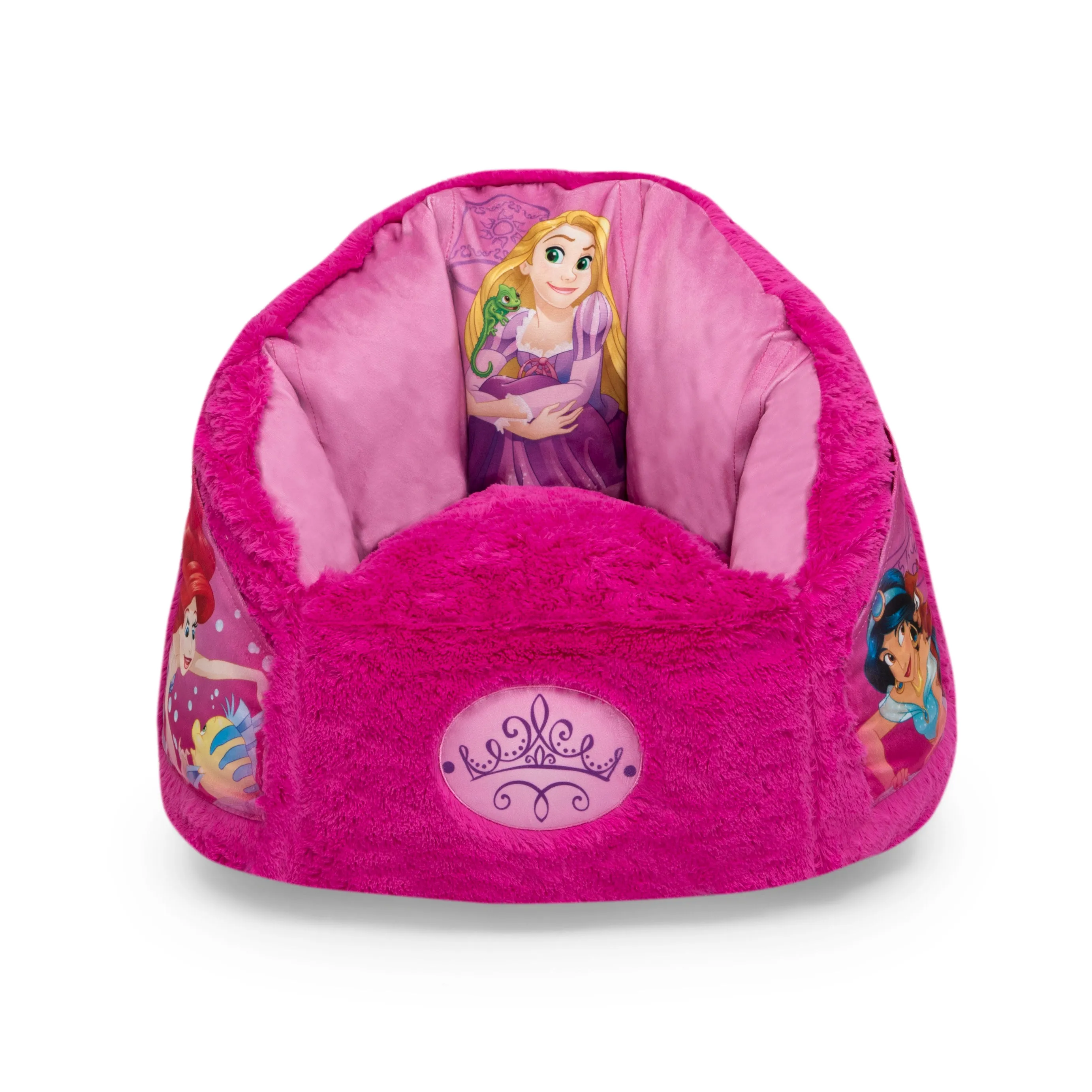 Disney Princess Cozee Fluffy Chair, Toddler Size (for Kids Up to 6 Years Old)