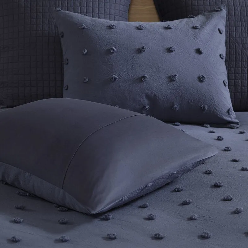 Djimo Cotton Chenille Dot Percale Comforter Set