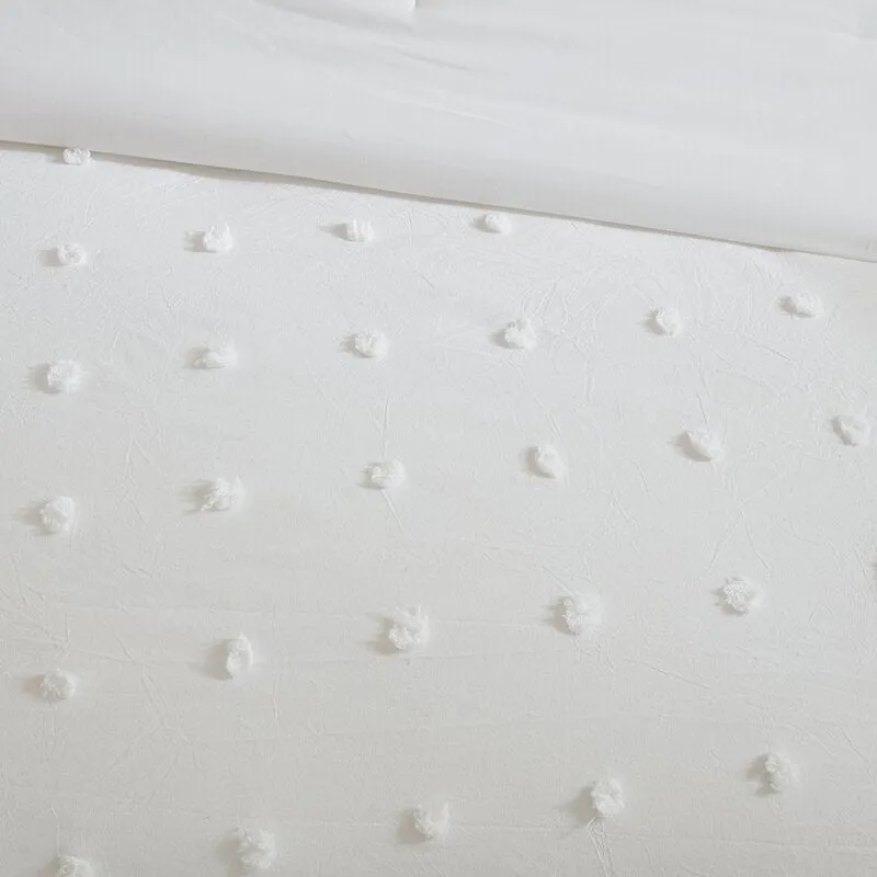 Djimo Cotton Chenille Dot Percale Comforter Set