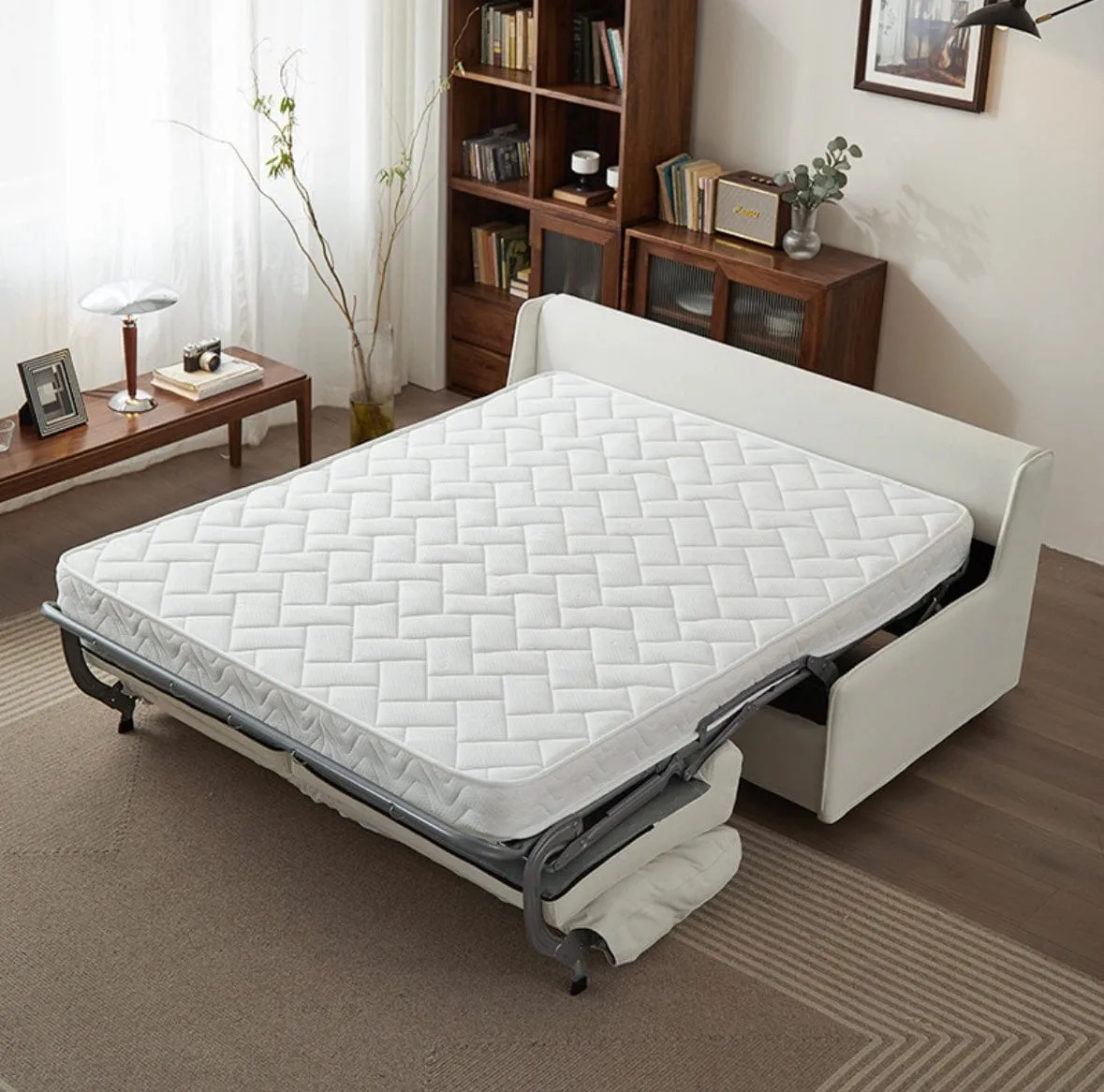 Gallini Scratch Resistant Foldable Sofa Bed with Mattress