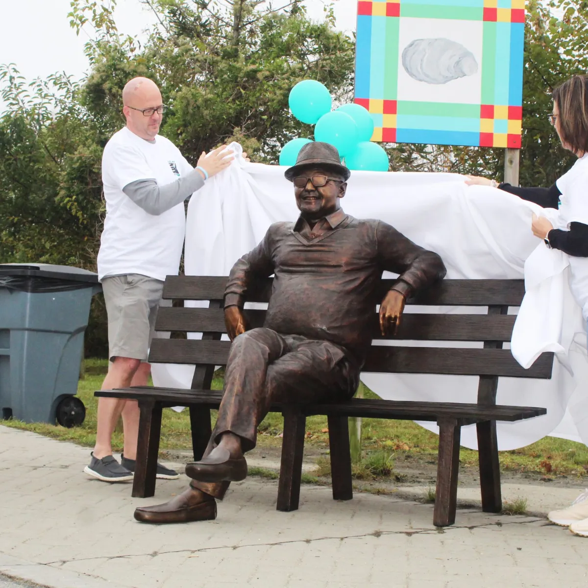 Gerald Donovan Custom Bench Statue