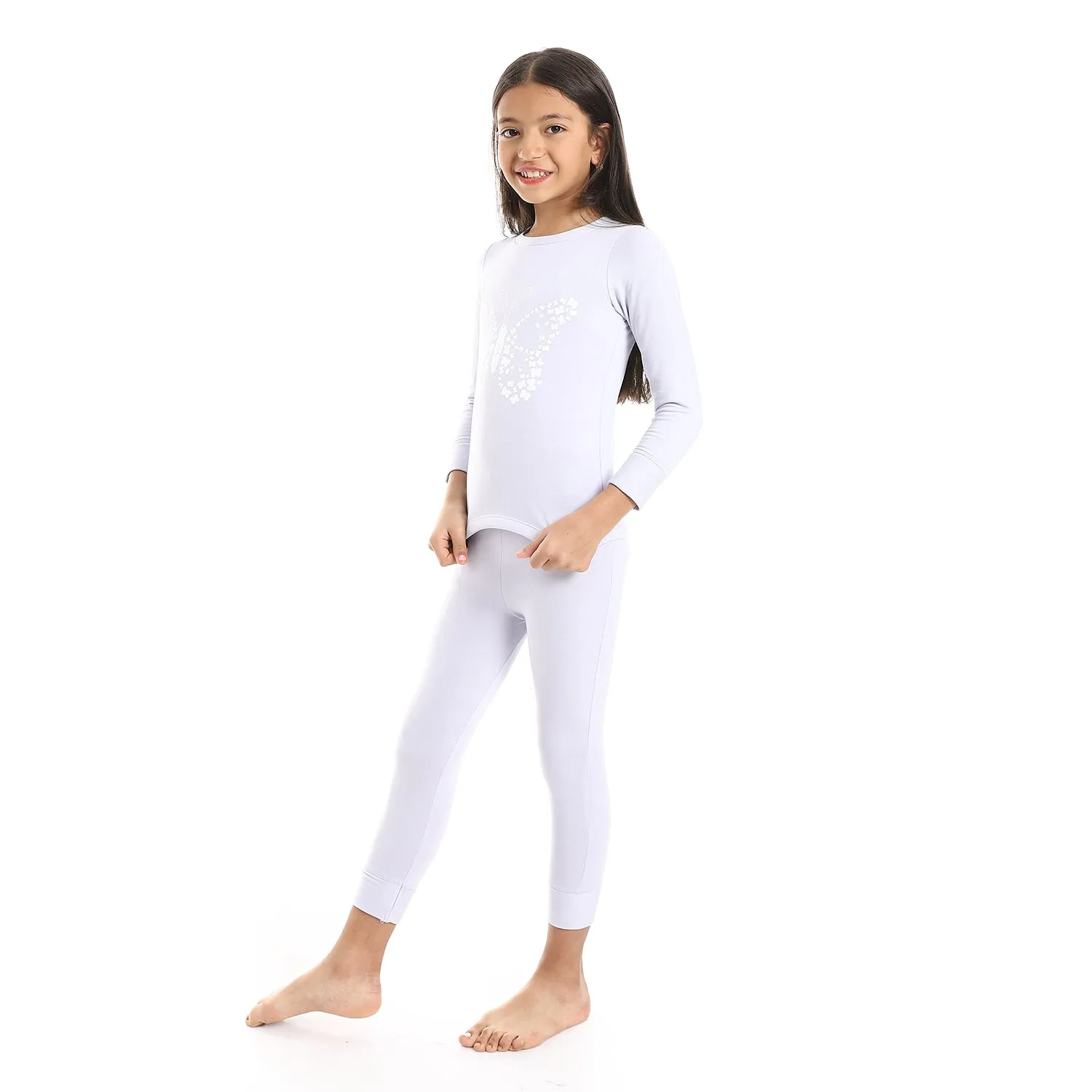 Girls Thermal Set - Mouve