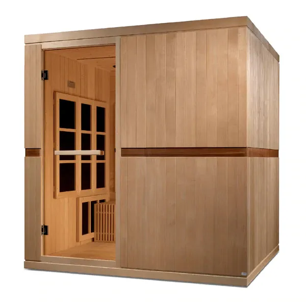 Golden Designs Dynamic "Catalonia" 8-Person Ultra Low EMF FAR Infrared Sauna | GDI-6880-01 (Wheelchair Accessible)