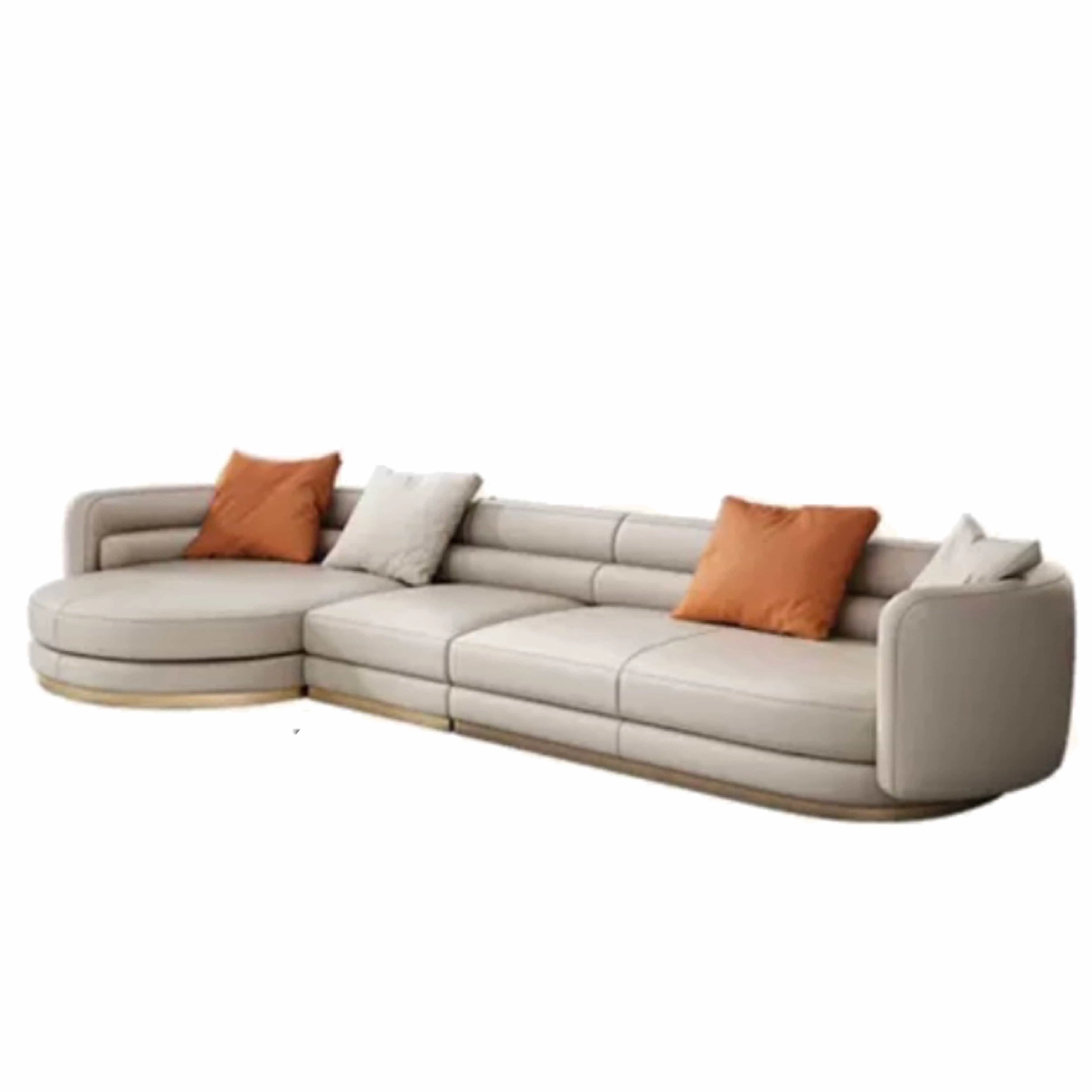 Gwenia Sectional Curve Chaise Sofa