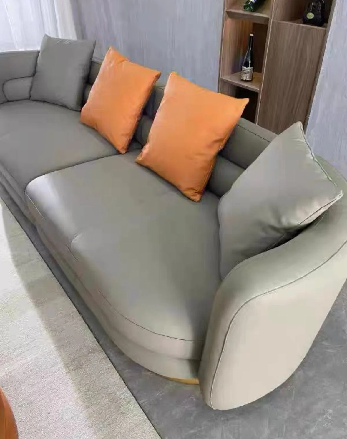 Gwenia Sectional Curve Chaise Sofa