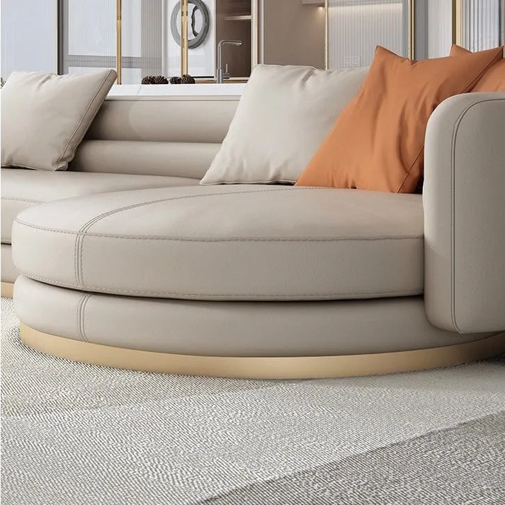 Gwenia Sectional Curve Chaise Sofa