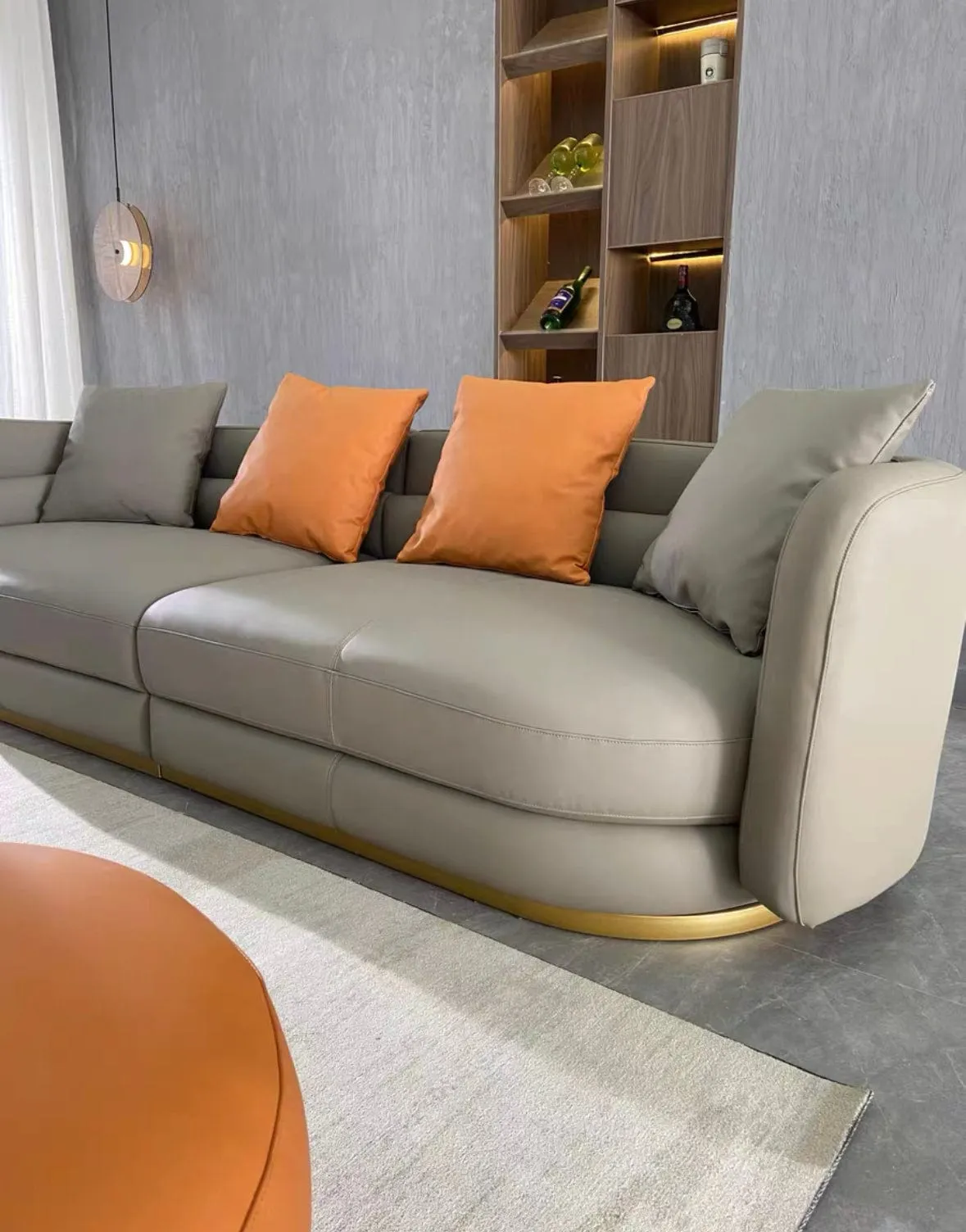 Gwenia Sectional Curve Chaise Sofa