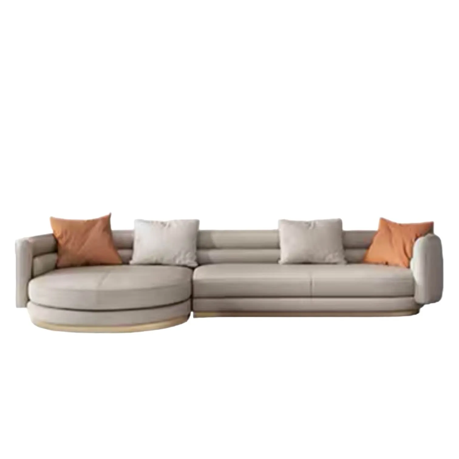 Gwenia Sectional Curve Chaise Sofa